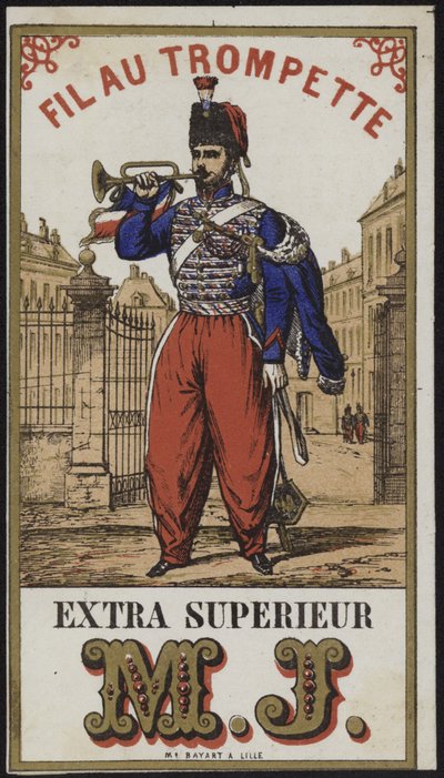 Étiquette pour fil des trompettistes - French School