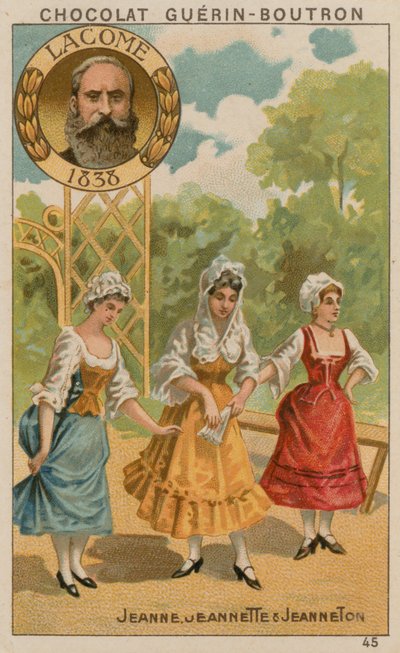 Jeanne, Jeannette et Jeanneton - French School