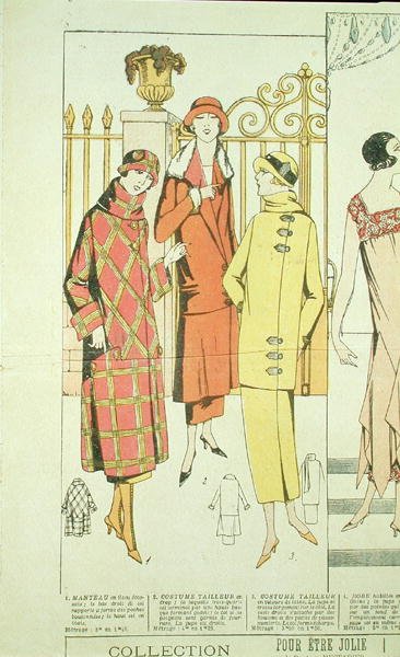 Manteaux pour dames, illustration de 