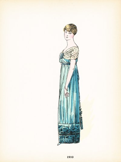 Mode féminine, 1910 - French School