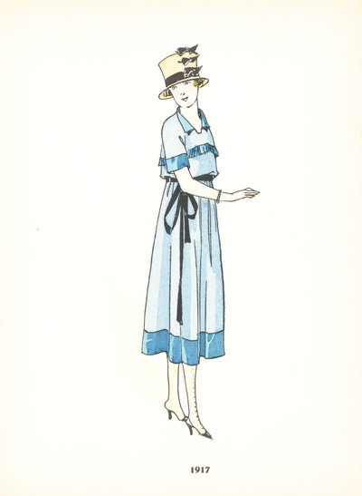 Mode féminine, 1917 - French School