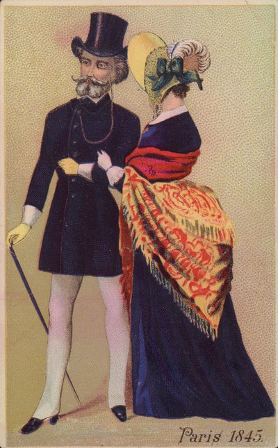 Dame et gentleman - French School