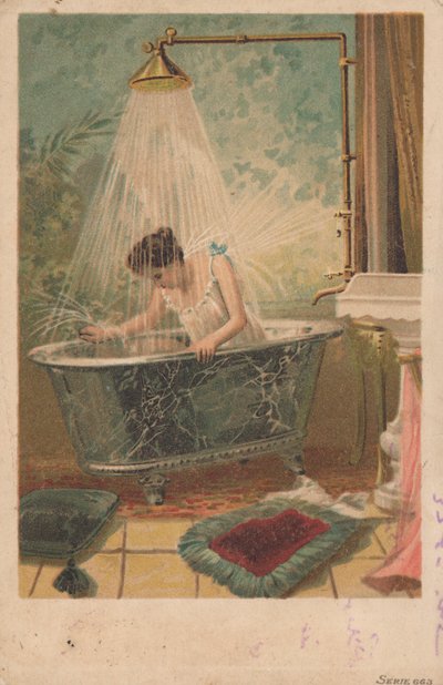 Dame dans le bain - French School