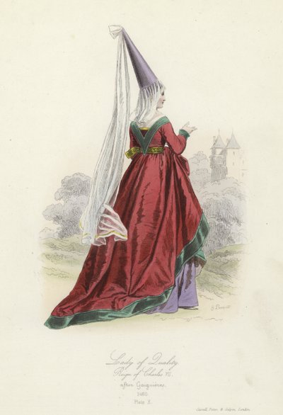 Dame de qualité, règne de Charles VII de France - French School