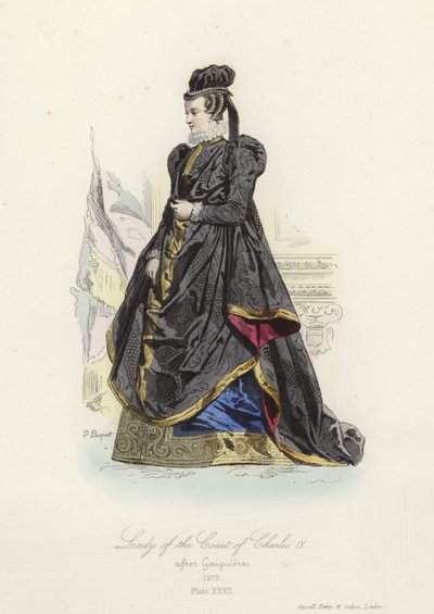 Dame de la cour de Charles IX de France - French School