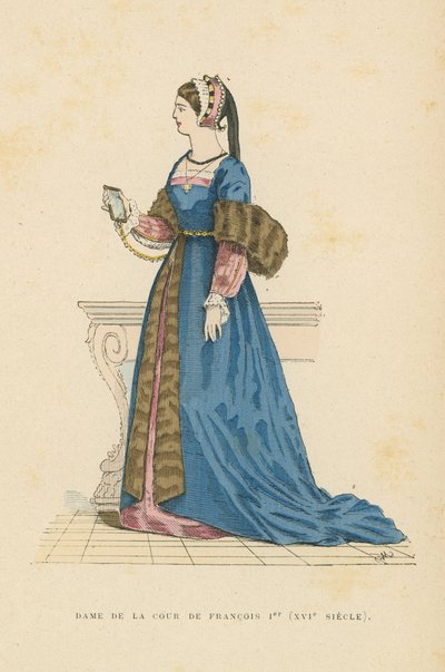 Dame de la cour de François Ier de France - French School
