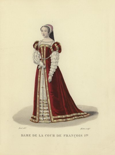 Dame de la cour du roi François Ier de France - French School