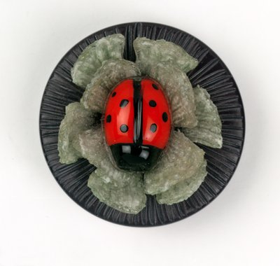 Boîte à poudre Coccinelle, 1920-30 - French School