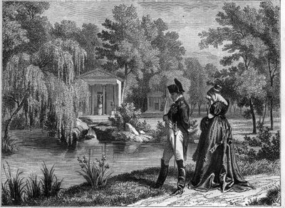 Dernier séjour de Napoléon au palais de la Malmaison - dernière visite de Napoléon et de la reine Hortense à La Malmaison, juin 1815 - dans « Histoire de l