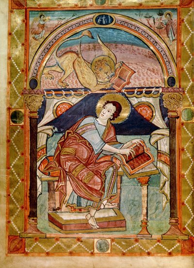 Lat 8850 f.81v Saint Marc, français, de l