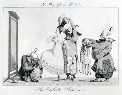 Le Bon Genre - La Toilette Chinoise, 1813 - French School