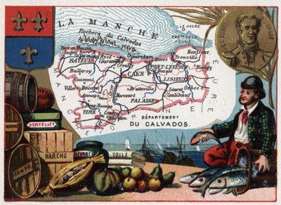 Le Calvados (14) Basse-Normandie, France. Portrait de Jules Sébastien César Dumont d