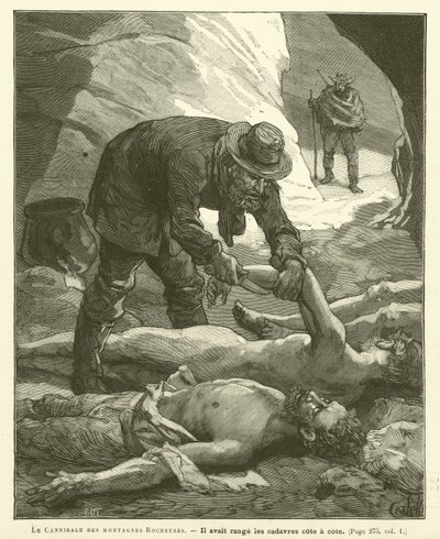 Le Cannibale des Montagnes Rocheuses - French School