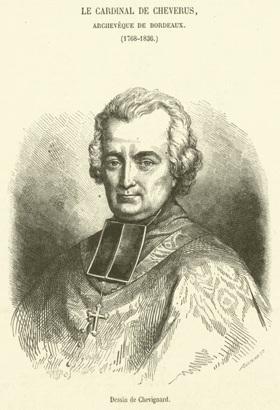 Le Cardinal de Cheverus, Archevêque de Bordeaux - French School