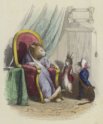 Le Chat, la Belette et le Petit Lapin - French School