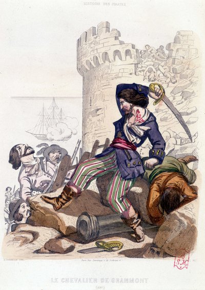 Le Chevalier de Grammont 1686 dans « Histoire des pirates et corsaires de l