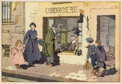Le Cordonnier - French School