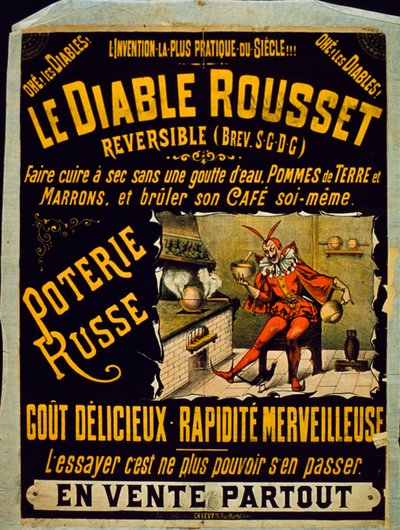 Affiche Le Diable Rousset - French School