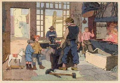 Le Forgeron - French School