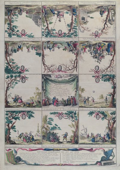 Le Jeu du Juif - French School