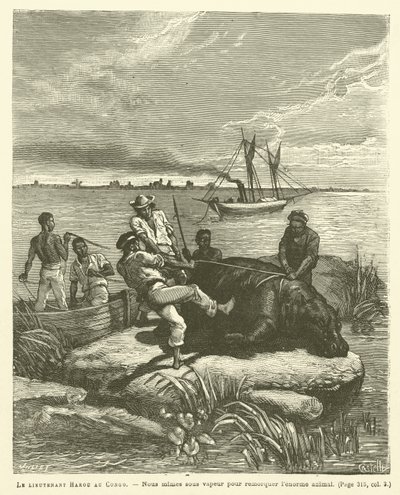 Le lieutenant Harou au Congo - French School