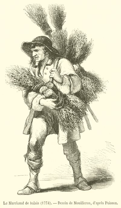 Le Marchand de balais - French School