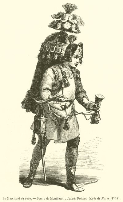 Le Marchand de coco - French School