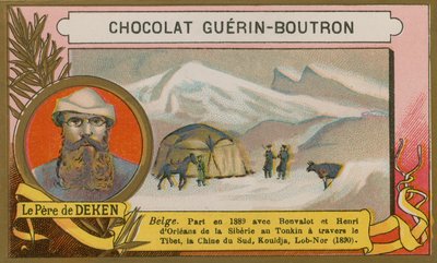 Le Père Deken, explorateur belge du 19ème siècle - French School