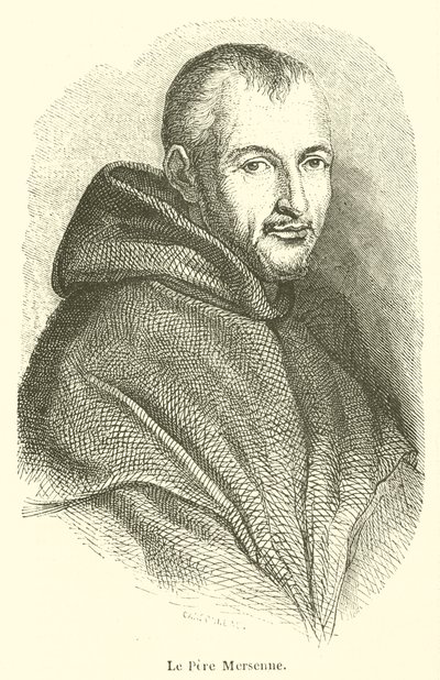 Le Pere Mersenne (gravure) - French School