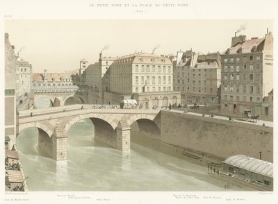 Le Petit-Pont et la Place du Petit-Pont - French School