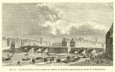 Le Pont-Neuf en 1760, d