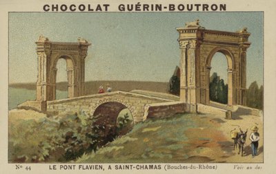 Le Pont Flavien, à Saint-Chamas, Bouches-du-Rhône - French School