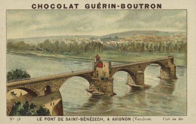 Le Pont de Saint-Bénézet, à Avignon, Vaucluse - French School