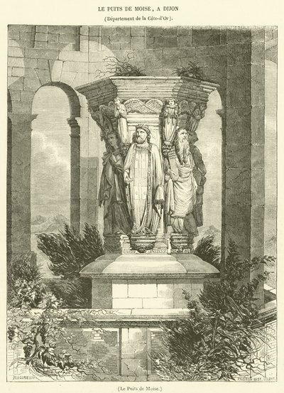 Le Puits de Moise (engraving) - French School