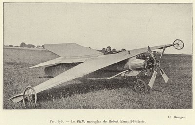 Le REP, monoplan de Robert Esnault-Pelterie - French School