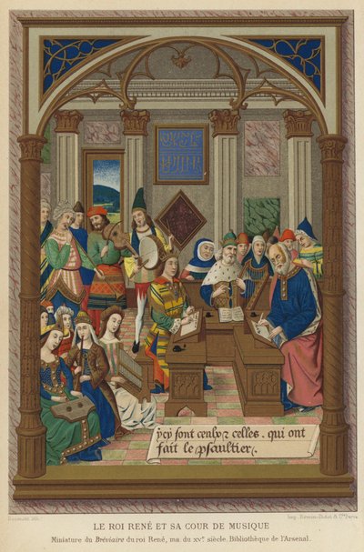 Le Roi René et sa Cour de Musique - French School