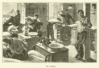 Le casert (gravure) - French School
