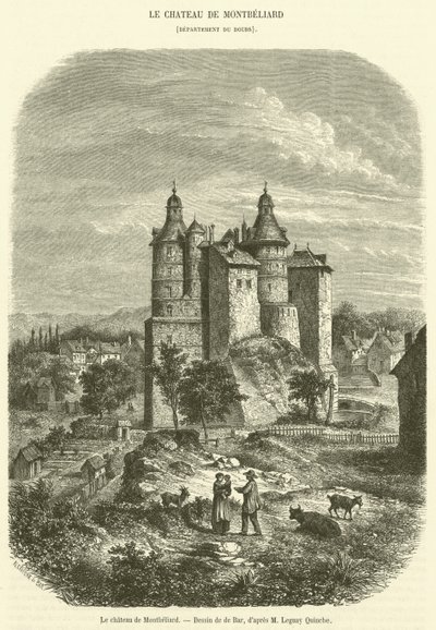 Le château de Montbéliard - French School