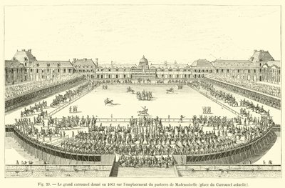 Le grand carrousel donné en 1662 sur l