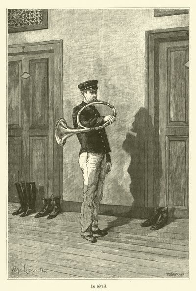 Éveil (gravure) - French School