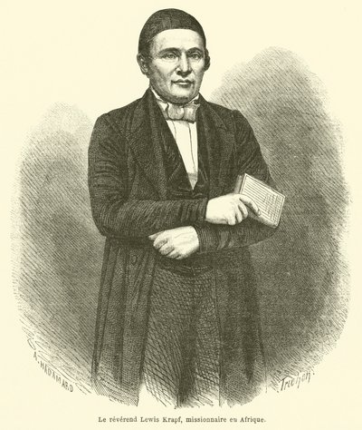 Le révérend Lewis Krapf, missionnaire en Afrique - French School