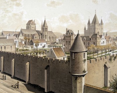 Le temple de Paris et la rue Royale, sd. XVIIe siècle - dans « Paris à travers les âges : le temple et la rue Royale », fin du XIXe siècle - French School