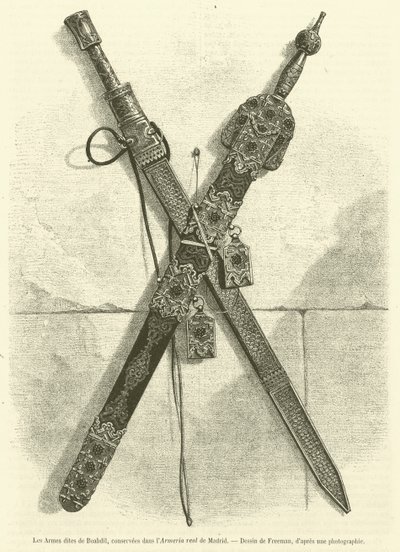 Les armes dites de Boabdil, conservées dans l