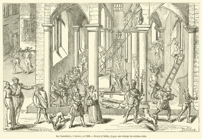 Les Iconoclastes, à Anvers, en 1566 - French School