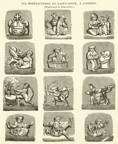 Les Miséricordes de Saint-Spire, à Corbeil - French School