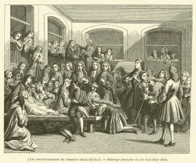 Les convulsionnaires du cimetière Saint-Médard - French School