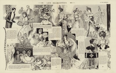 Les diamantees (gravure) - French School