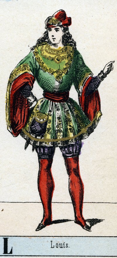 Lettre L comme Louis. Abécédaire du Musée Théâtral. Imagerie d
