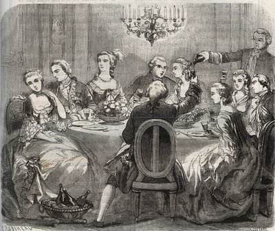 Libertinage : Christian VII (1749-1808), roi de Danemark et de Norvège, lors d