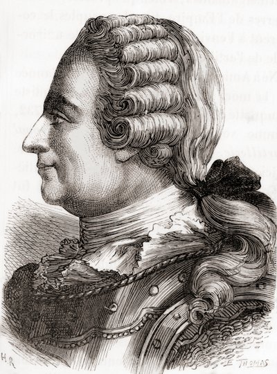 Lieutenant général Jean-Baptiste Vaquette de Gribeauval, de 